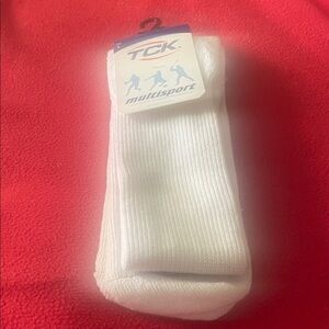 TCK Multisport Sock Football Soccer Baseball White Size L